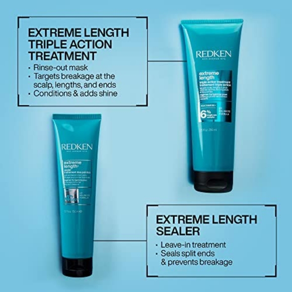 Redken Extreme Set: Triple Action Treatment Mask & Split-End Mender ☆Authentic☆ - Picture 2 of 7